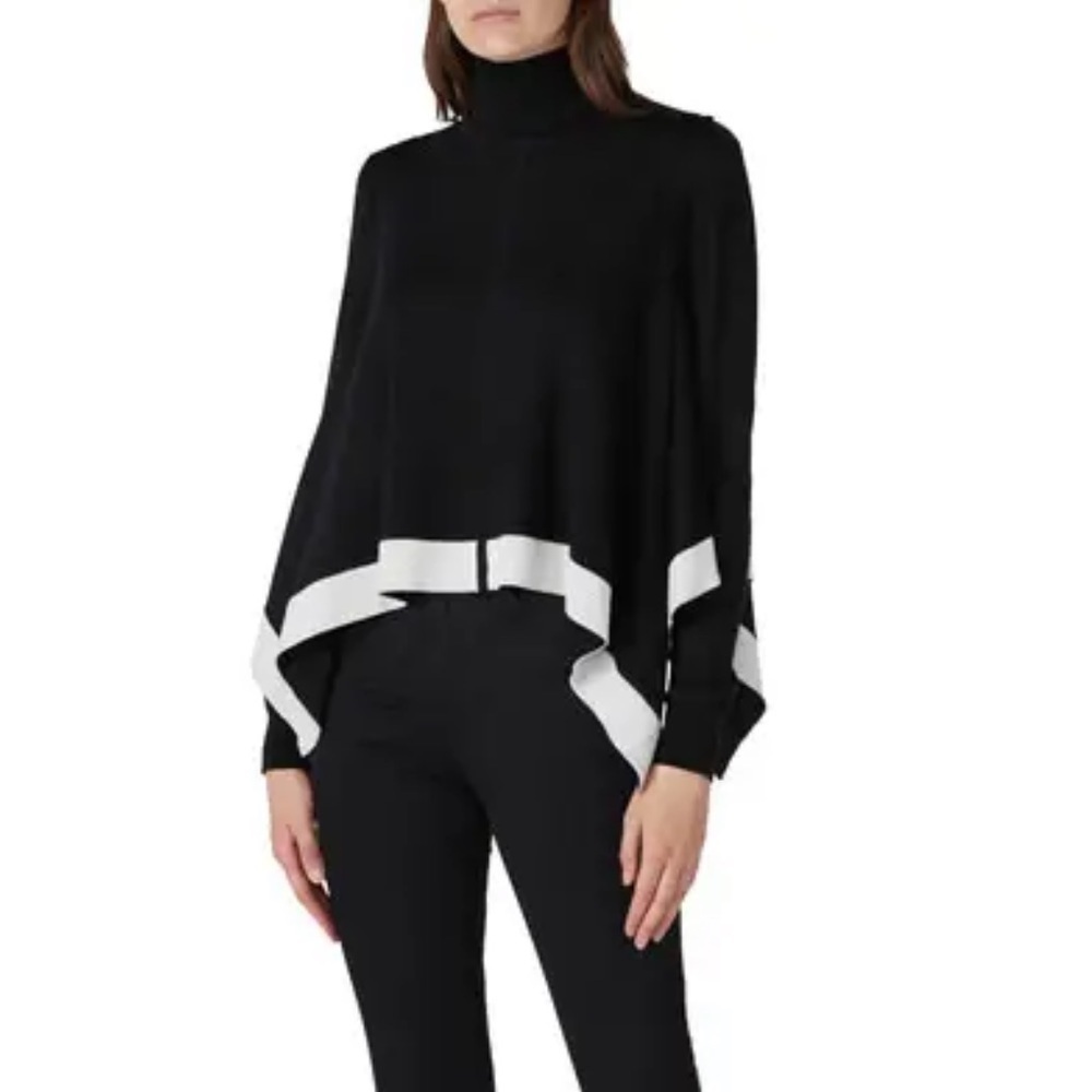 TOME Collective Black Handkerchief Sweater